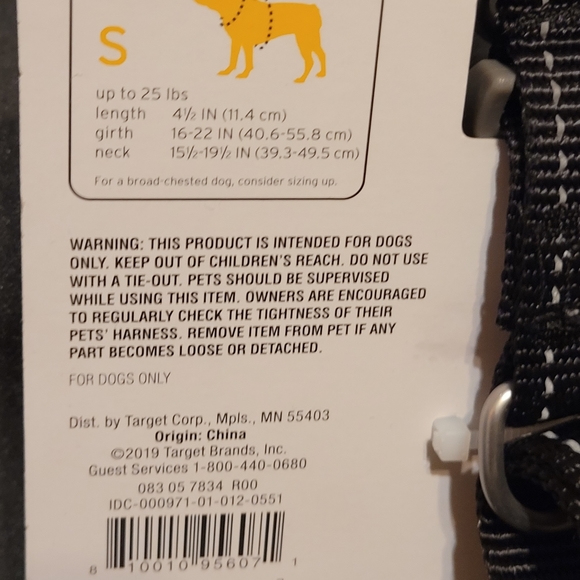 New Boots & Barkley Dog Harness~ Small - Picture 6 of 8